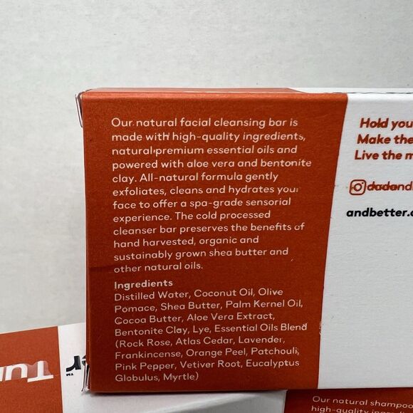 &Better Shampoo Bar, Body Bar, Face Cleansing Bar Grapefruit Mint Pink Pepper - Picture 6 of 10